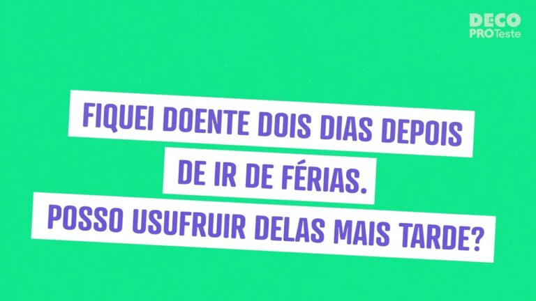 Estou de Baixa: Posso Ir de F&eacute;rias?