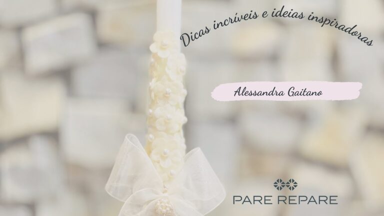Velas Personalizadas para Batizado: A Arte da Fabricação Artesanal