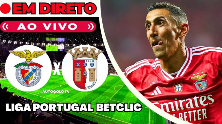 Braga e Benfica: Como Assistir ao Jogo Online Grátis