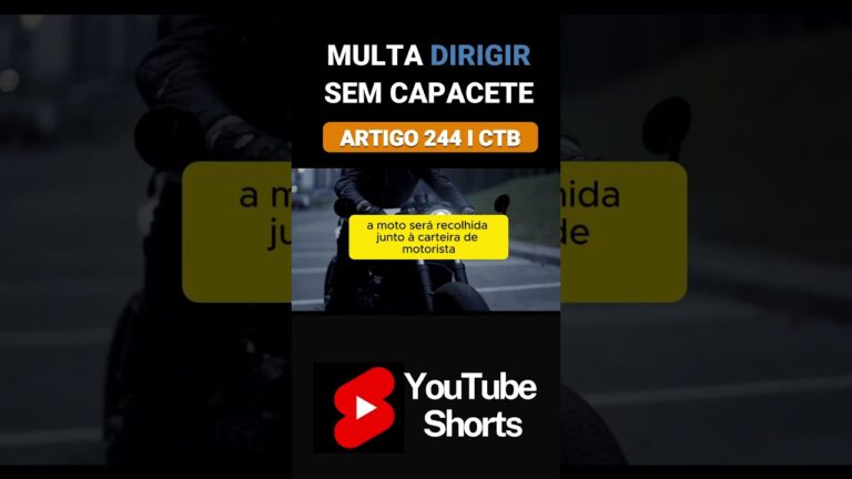 Consequências da Multa por Moto sem Capacete | Actualizado marzo 2026